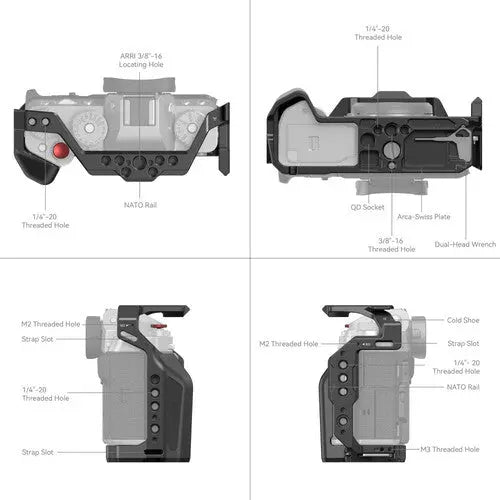 SmallRig 4135 Multifunctional Cage for FUJIFILM X-T5 - AVC photo video store