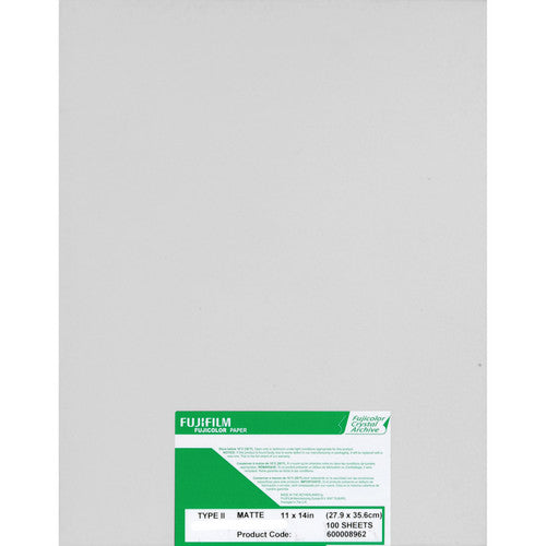 Fujifilm Matte8X10 Type II Matte Photo Paper, 8X10