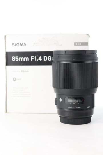 Sigma 85/1.4C/20555 85mm f/1.4 DG HSM Art Lens F/Canon, Used