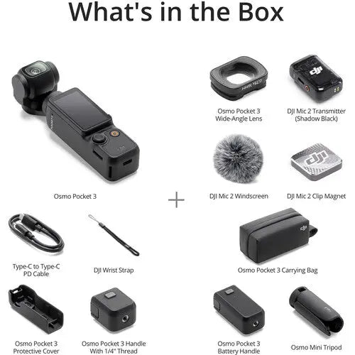 DJI Osmo Pocket 3 Creator Combo - AVC photo video store