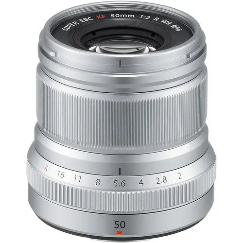 Fujifilm XF 50mm f/2 R WR, Silver, Ø46 - AVC photo video store
