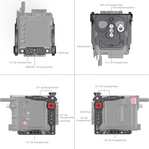 SmallRig 4110 Basic Cage Kit for RED KOMODO / KOMODO-X