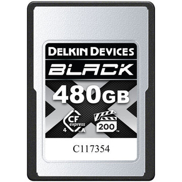 Delkin DCA4BV2480 480GB BLACK CFexpress Type A 4.0 Memory Card