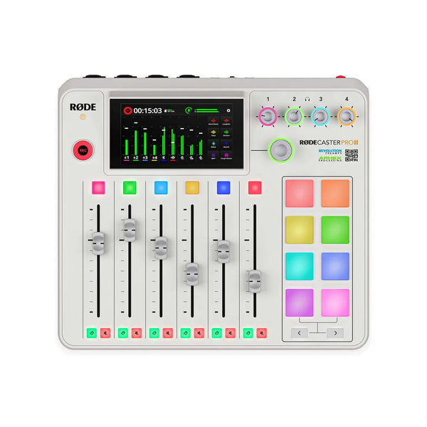 Rode CasterPro II Integrated Audio Production Studio, White - AVC photo video store