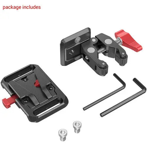 SmallRig 2989 Mini V-Lock Battery Plate with Claw-Shaped Clamp - AVC photo video store