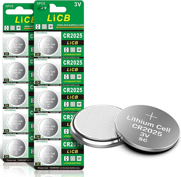 LiCB CR2025 3V Lithium Coin Battery - AVC photo video store