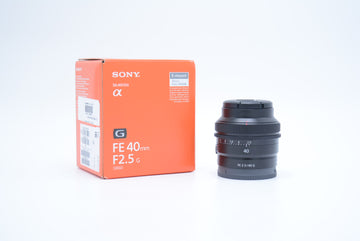 Sony SEL40F25G/1812759 FE 40mm f/2.5 G Lens, Used