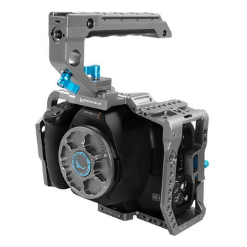 Kondor Blue Blackmagic Pocket 6K Pro & 6K G2 Cage  - With Top Handle (Space Gray)