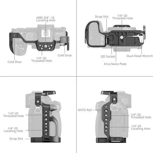 SmallRig 4980 Camera Cage for Nikon Z50 II - AVC photo video store