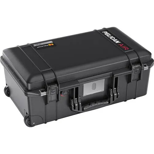 Pelican 1535AirWD Wheeled Carry-On Hard Case with Padded Divider Insert (Black) - AVC photo video store