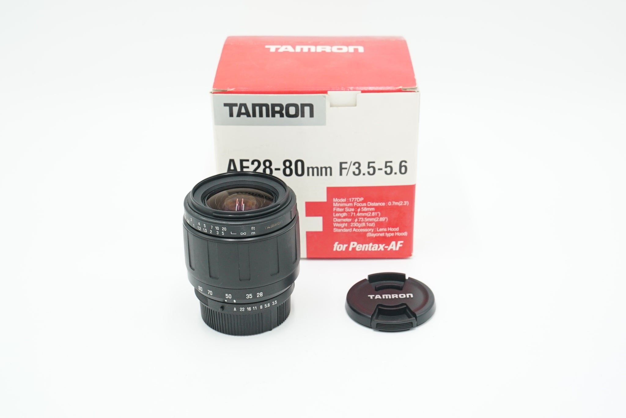 Tamron 2880P/21221 AF 28-80mm f/3.5-5.6 Lens F/Pentax, Used