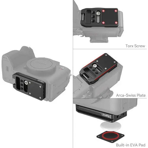 SmallRig MD4150 Arca-Type Quick Release Plate for AirTag - AVC photo video store