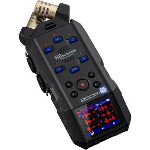 Zoom H6essential 6-Track 32-Bit Float Portable Audio Recorder - AVC photo video store