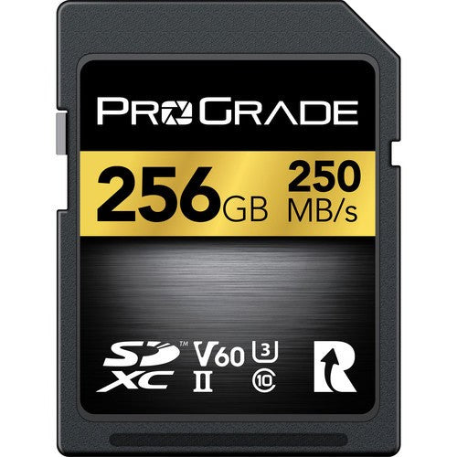 Prograde Digital PGSD256GBKNA 256GB UHS-II SDXC V60 Memory Card