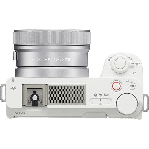 Sony ZVE10IIL/W Mirrorless Camera W/16-50mm Lens, White