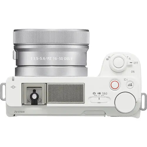 Sony ZVE10IIL/W Mirrorless Camera W/16-50mm Lens, White - AVC photo video store