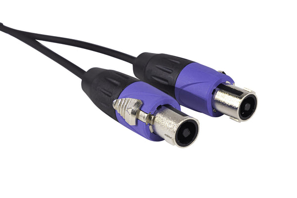 Cable para altavoz con conector de bloqueo giratorio Gator de 50 pies, serie Backline