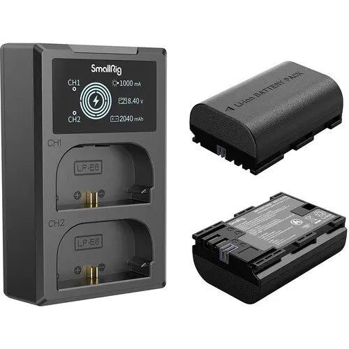 SmallRig 3821 LPE6NH Camera Battery and Charger Kit - AVC photo video store