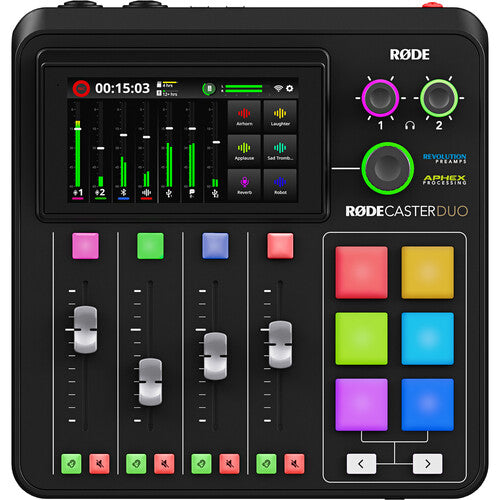 Rode Caster Duo Integrated Audio Production Studio, Black