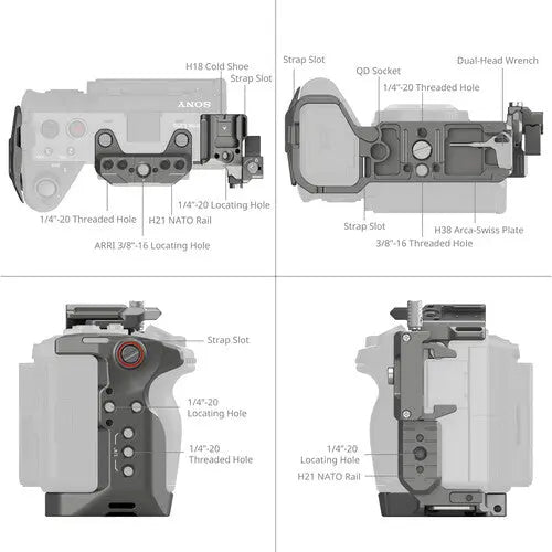 SmallRig 4771 HawkLock Quick Release Advanced Cage Kit for Sony FX3 and FX30 - AVC photo video store