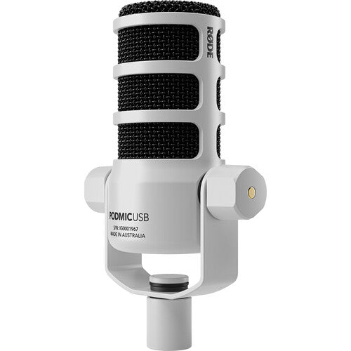 Rode PodMic USB and XLR Dynamic Broadcast Microphone White