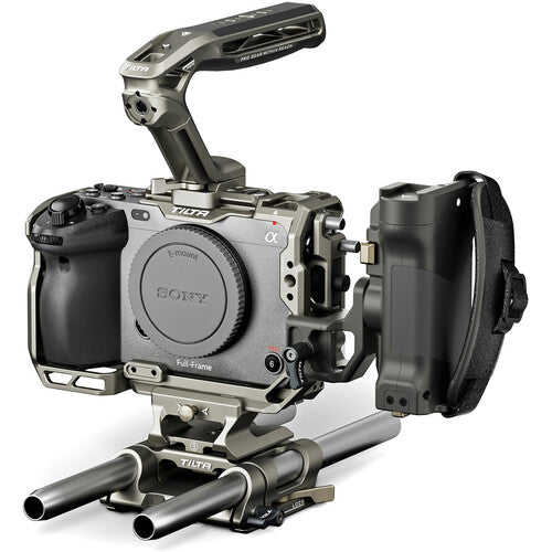 Kit Tilta Camera Cage Pro v2 para Sony FX3 e FX30 (cinza titânio)