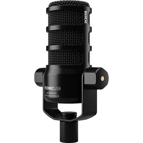 Rode PodMic USB and XLR Dynamic Broadcast Microphone Black - AVC photo video store