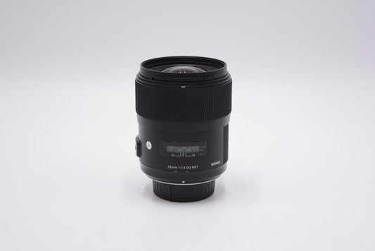 Sigma 35/1.4N/70104 35mm f/1.4 DG Art Lens F/Nikon, Used