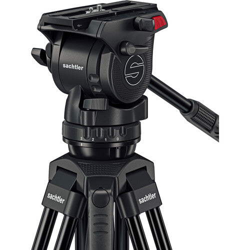 Sachtler 1001M 75/2 Mark II Aluminum Tripod System with Ace M Head & Mid-Level Spreader