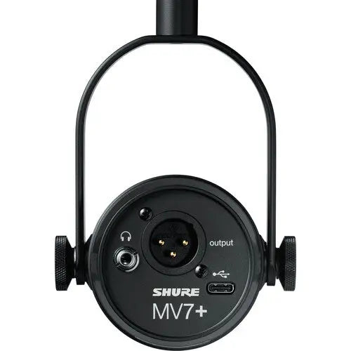 Micrófono Shure MV7+ Podcast XLR/USB (negro)
