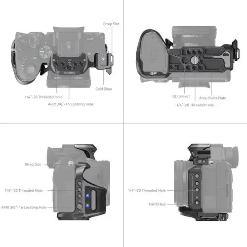 SmallRig 4308 "Rhinoceros" Cage Kit for Sony Alpha 7R V / Alpha 7 IV / Alpha 7S III - AVC photo video store