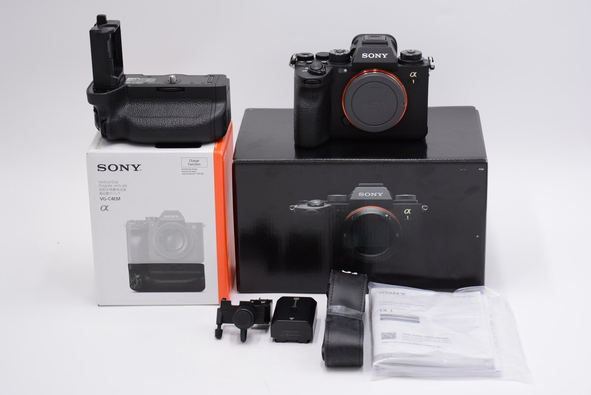 Sony A1/3374693 A1 Mirrorless Camera Body + VG-C4EM Vertical Grip, Used