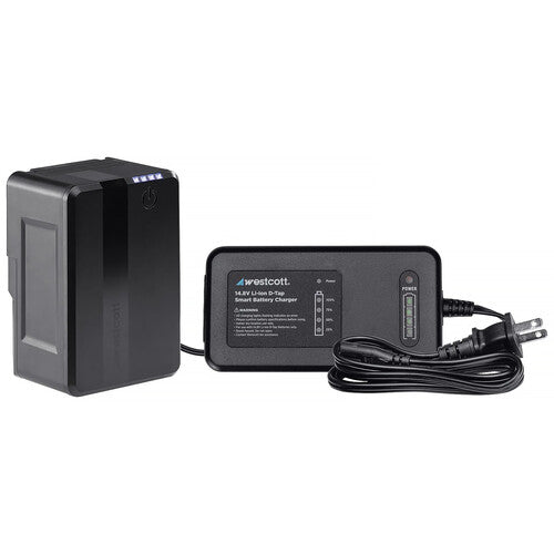 Westcott 7145N MV95 Mini V-Mount Battery with USB-C (14.8V, 95Wh) & Charger