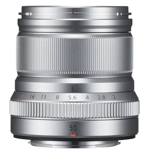 Fujifilm XF 50mm f/2 R WR, Silver, Ø46 - AVC photo video store