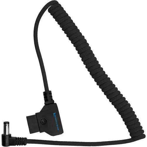 Kondor Blue D-Tap to DC Right Angle Coiled Cable (5.5 x 2.5mm) F/Canon C70 - AVC photo video store