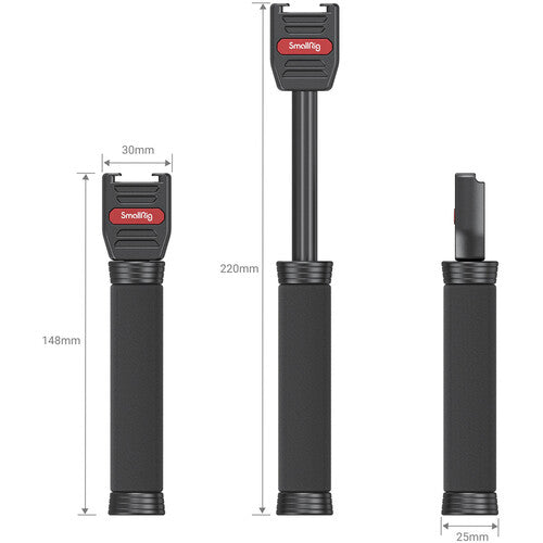 SmallRig 3182 Stretchable Mic Handheld Support for Wireless Lavalier Microphones