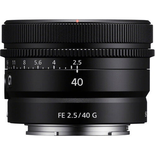 Sony SEL40F25G FE 40mm f/2.5 G Lens, Ø49