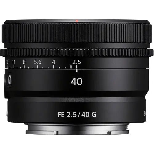 Sony SEL40F25G FE 40mm f/2.5 G Lens, Ø49 - AVC photo video store
