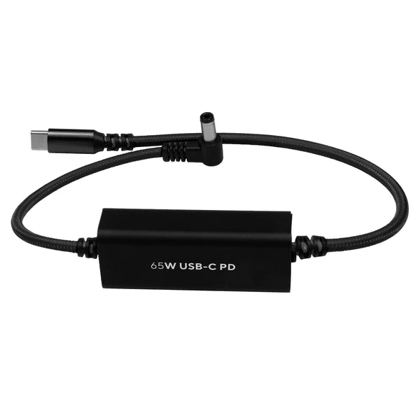 Kondor Blue 16" DC to USB C Power Delivery Cable for Mirrorless cameras (Raven Black) - AVC photo video store
