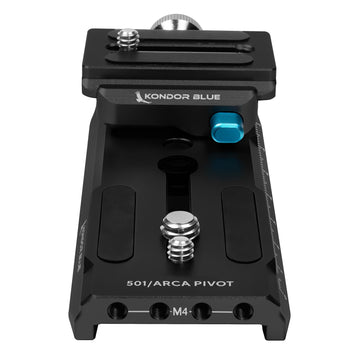 Kondor Blue 501/Arca Pivot Camera Plate for Ronin (Raven Black)