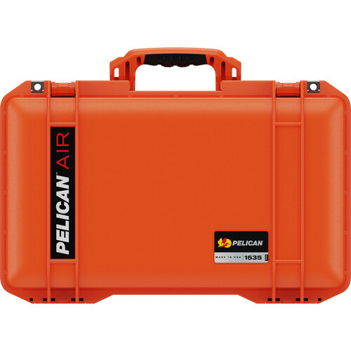 Pelican 1535AirWF Wheeled Carry-On Hard Case with Foam Insert (Orange)