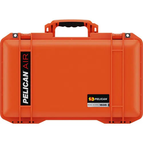 Pelican 1535AirWF Wheeled Carry-On Hard Case with Foam Insert (Orange) - AVC photo video store