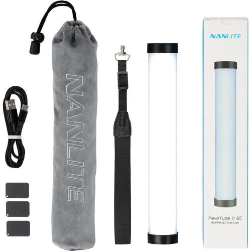 Nanlite Pavotube II 6C 10'' RGBWW Led Tube W/Battery - AVC photo video store