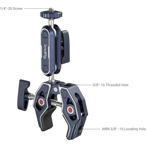 SmallRig 3757B Crab-Shaped Clamp with Ball Head Magic Arm - AVC photo video store