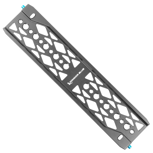 Kondor Blue 12" Arri Lightweight Dovetail Plate (Space Gray)