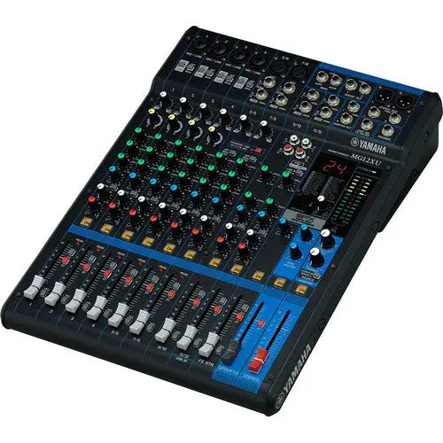 Yamaha MG12XU 12-Input Mixer with Built-In FX and 2-In/2-Out USB Interface - AVC photo video store