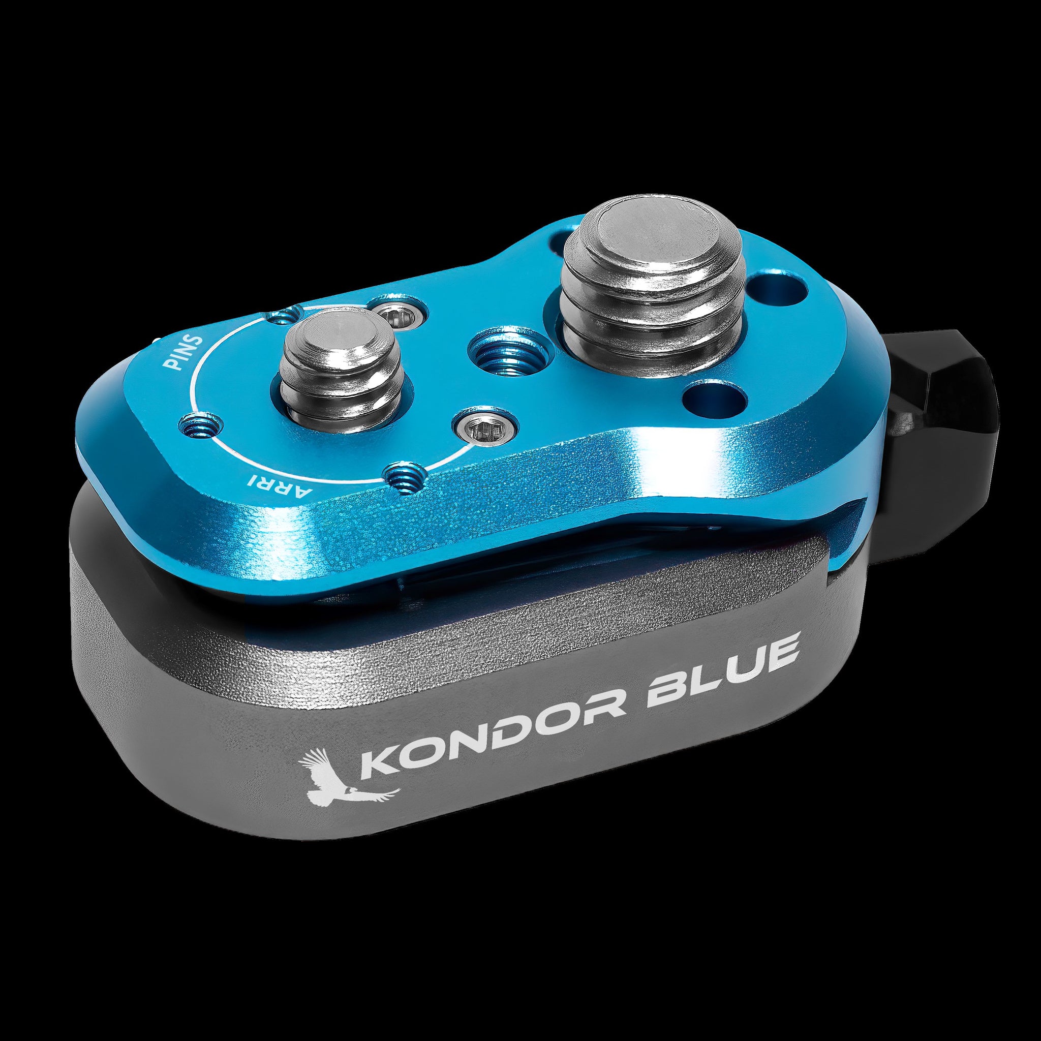 Kondor Blue Mini Lock Quick Release Plates for Professional Camera Workflows (Kondor Blue)