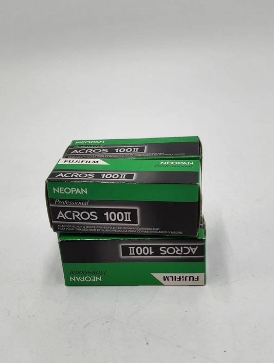 Fujifilm ACROS100 II Neopan 120 Roll Film (Expired 01/21), Bundle of 4