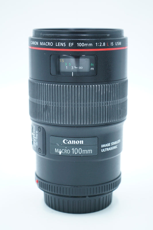Canon EF10028LMIS/80454 EF 100mm f/2.8L Macro IS USM, Used