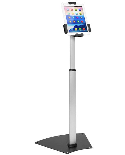 Mount-It! Anti-Theft Universal Tablet Floor Stand Kiosk, Height Adjustable Tablet Kiosk Floor Stand